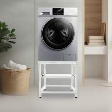 YUNRUX Washer And Dryer Pedestal With Adjustable Feet, Washer Base With Storage Compartment - 1PC - View 10