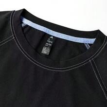 Adidas New Summer Comfortable Loose Casual Men's Short Sleeve T-Shirt - Black - View 5