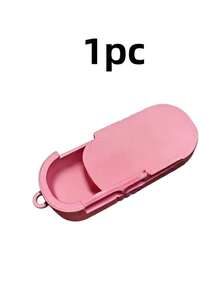 1pc Portable Mini Pill Box With Keychain, Portable Pill Box For Office Workers, Medication And Vitamin Storage Box, Handmade Mini Pill Box, Travel Medicine Storage Box, Daily Vitamin Pill Box, Pocket Pill Box, Compact Pill Box, Daily Medication Storage Container, Waterproof Pill Box Daily Medication Organizer, Keychain, Home Essential, Travel Essential - Multicolor - View 12