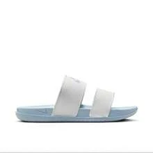 Nike Offcourt DUO SLIDE Women's Comfortable, Durable, Non-Slip, Breathable Slides Blue/White - White - View 3