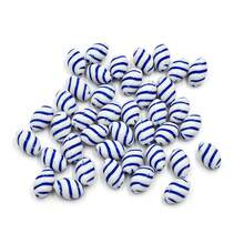 40 pezzi di perline in porcellana blu con base bianca, perline decorative per le vacanze, perline sciolte per fai-da-te alla moda - adatte per la creazione di gioielli fai-da-te creativi, design artigianale fatto a mano - perfette per progetti fai-da-te alla moda, vari assortimenti di perline per il design di gioielli - Multicolore - Visualizzare 2