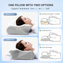 Butterfly Shaped Memory Foam Cervical Pillow - Ergonomic Design, Slow Rebound Relaxation, Bedding, Suitable For Side And Back Sleepers, With Machine Washable Pillowcase - Butterfly-shaped Memory Pillow - View 9