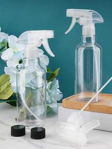 Plastic Spray Bottle Empty Bottle 16.9oz/500ml Durable Spray Bottle Mist/Stream Water Bottle, Suitable For Cleaning Solutions, Essential Oils, Hair Care - Multicolor - View 2