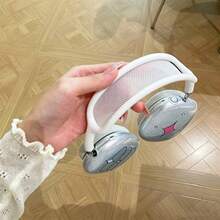 1 Pasang Ikat Kepala Gaya Korea Kartun Max TPU untuk Earphone Bluetooth Casing Pelindung Lembut Transparan - MultiWarna - View 4