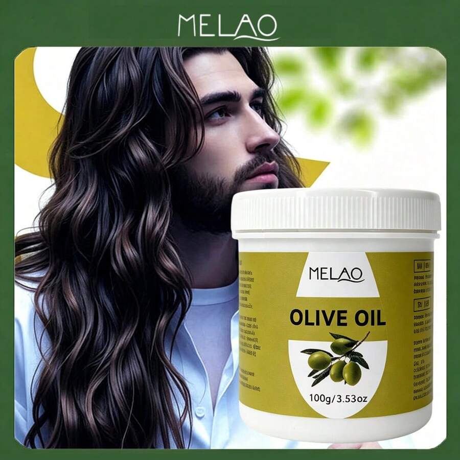 MELAO 橄欖油 適用於乾性肌膚與頭髮 - 深層滋潤、滋養頭皮、減少毛躁與暗沉,天然護膚與護髮 - 100克 - 查看 1