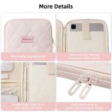 DANYCASE Funda protectora para tableta de 11 pulgadas, funda gruesa a prueba de golpes compatible con iPad 10.ª, 11.ª, 10.9, Pro 11, 7.ª, 8.ª, 9.ª, 10.2 - Rosa Pálido - Ver 7