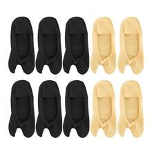 New Summer Lightweight Breathable Invisible Boat Socks Women's Japanese Style Silicone Anti-Slip Toe Separator Socks Seamless Toe Separator Socks - Multicolor - View 15