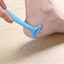 1/5/10pcs Portable Foot Dead Skin Removal Care Tool, Ergonomic Foot File Dead Skin Remover, Durable Sturdy Handle Easy To Clean Foot Trimming Heel Scraper, Exfoliating Tool For Rough Dry Cracked Heels, Professional Home Foot Care Therapy Tool - Upgraded Materials - View 3