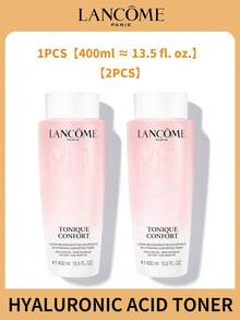 Lancôme Tonique Confort 舒緩保濕化妝水 400ml 大容量，含天然玫瑰萃取，保濕補水臉部化妝水，溫和舒緩，適合乾性敏感肌，1瓶/2瓶超值組，適用於日常護膚與濕敷 - Rose - 查看 7