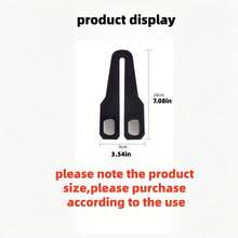 Suede Car Seat Back Hook, Hidden Dual Metal Hanger For Headrest, Interior Storage Organizer (Black/Brown/Grey) - A - View 3
