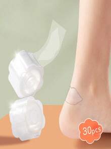 30 buah/Gulungan Bantalan Kaki Hidrogel Transparan, Bantalan Tumit Anti Gesekan dan Tahan Air, Bantalan Elastis dan Nyaman, Cocok untuk Olahraga dan Penggunaan Sehari-hari - Beraneka warna - View 12