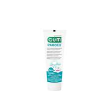 معجون أسنان GUM Paroex 0,06% للوقاية اليومية 75 مل - نظام مضاد للبلاك المزدوج، حماية الفم - خَوخ - مشاهدة 1