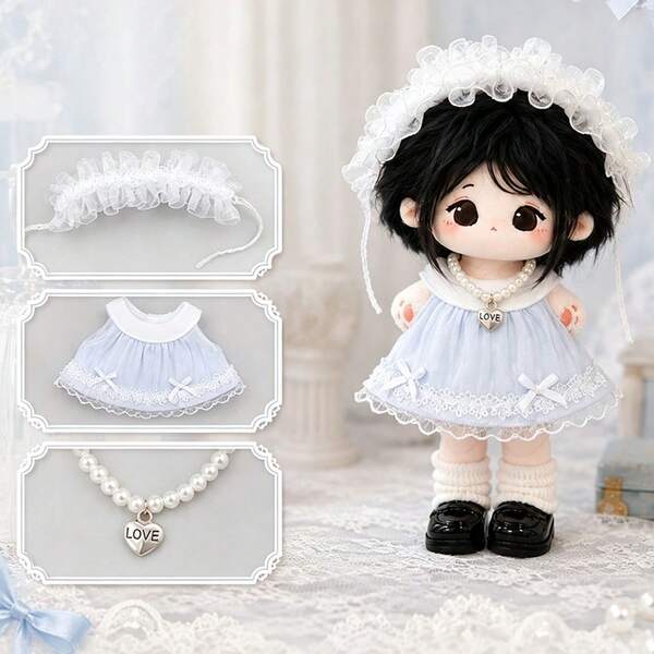 10cm/13cm Doll Clothes Suit Collection, Doll Clothing For Dressing Up, Outfit Sets, Doll, Clothes For Stuffed Animals, Star Fan Merchandise Doll Clothes, Suitable For Teenagers Over 14 Years Old And Star Fans, Party Favors(Doll Not Included)