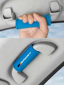 Car Plush Roof Door Handle Protective Cover Car Armrest Cover Car Door Handle Protector Suitable For All Models - A - View 8
