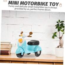 Mini Motorcycle Model For Dollhouse, Plastic Realistic Doll Car, Cute Collectible Ornament, Suitable For Children And Adults, Gift For Vehicle Enthusiasts - Multicolor - View 8