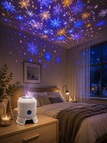 Type-C USB Snowflake Or Ocean Animal Lamp, Rainbow Dynamic Light For Holiday Rooms - Multi-color light - View 8