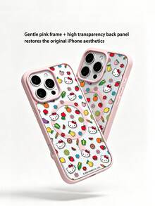 Miniso 三麗鷗透明膠帶無線磁吸充電手機殼 防滑防摔防指紋 節日禮物手機殼 Android系列 Galaxy S22 S23 S24 S25 S26 Apple 17 17Air 17Pro 17ProMax 11 12 13 14 15 16Pro 16ProMax 14Plus 15Plus 16Plus 16Pro 16ProMax XR - 粉色 - 查看 2
