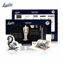 Charcoal Art Set, Professional Drawing Kit With Graphite Pencils, Charcoal Sticks, Blending Cloth & Eraser, Ideal For Sketching, Shading & Layering, Perfect For Artists, Students & Hobbyists - A - View 9