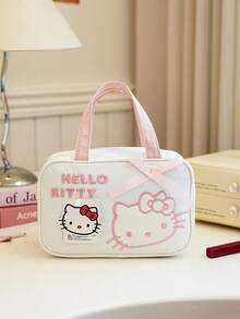1個 Sanrio Hello Kitty KT 大容量化妝包，女性便攜旅行盥洗包，卡通手提收納整理袋 - 查看 13