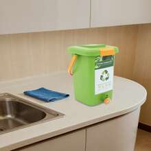 Kitchen Compost Bin,Green Compost Container,10L Large Capacity Compost Container - Green - View 12