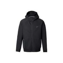 Nike Men's Solid Color Logo Hoodie Jacket - 黑色 - 查看 11