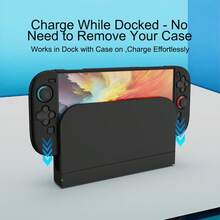 Compatible With Switch 2, 2pcs Detachable TPU Controller Protective Covers + 1pc PC Console Shell Set, Anti-Drop Anti-Explosion Anti-Scratch Anti-Sweat Full Protection, Enhanced Gaming Operation Feel And Experience, Practical Gaming Accessories - View 3