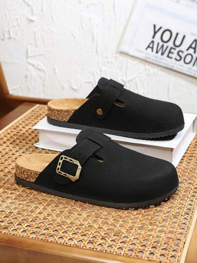 Spring Summer Autumn Outdoor Lightweight Men's Sandals, Comfortable Non-Slip Men's Slippers, Soft Cork Sole Wear-Resistant Men's Clogs, High-Quality Brand Men's Shoes, Women's Shoes, Outdoor Thick Toe Men's Sandals, Plus Size 36-47 (EUR) (Asymmetric Pattern)