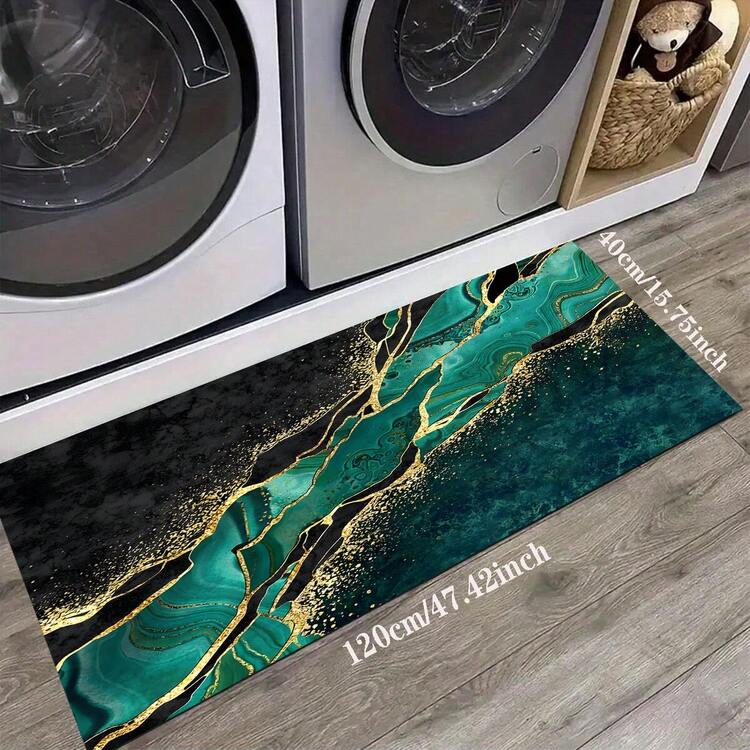 1 buah Keset Pengering Dapur Poliester, Keset Lantai Anti Selip, Menyerap Air, Cepat Kering, Keset Meja Wastafel Dapur, Keset Pintu Rumah, Keset Dekoratif Ruang Tamu, Kamar Tidur, Kamar Mandi, Keset Hewan Peliharaan, Hadiah Rumah Liburan - MultiWarna - View 14