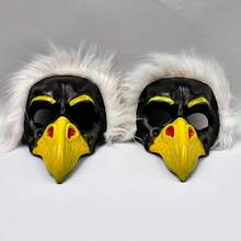 2件裝新款萬聖節面具，歐洲瘟疫醫生鳥喙面具，鬼節尖喙面具，適合化裝舞會與 Cosplay - 隨機 - 查看 1
