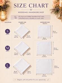 Customized Wedding Handkerchief, Valentine's Day Gift, Personalized Letter Handkerchief, Suitable For Wedding Decoration, Personalized Customization - Multicolor - View 3