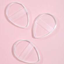 1pc Transparent Silicone Body Lotion Applicator, Soft Water Drop Shaped Skincare Spreader, Cream & Sunscreen Application Tool, Reusable Beauty Accessory For Body Care - Multicolor - View 6