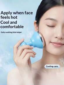 1pc Cooling Facial Ice Massage Roller, Relieves Morning Puffiness And Sunburn - Multicolor - View 5