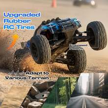 1:8 Scale Off Road RC Car, 50KM/H High Speed Vehicle, Supports Multiple Cars Racing Together, Drifting, Racing, Climbing, Not A Toy, For Professional Players, Collectors Or Competitive Sports Use Solely - Blue - View 5