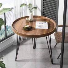Foldable Small Table For Home Storage & Organization, Compact Folding Round Coffee Table For Balcony, Snacks, Students, Outdoor Fruit & Snacks, Convenient Storage And Portability - View 11
