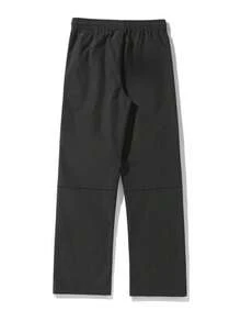 Men's Autumn Fashion Sports Casual Long Pants, Minimalist Outdoor Daily Commute Sports Pants - Black - View 6