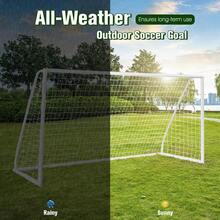 12 X 6 Feet Soccer Goal With Strong PVC Frame And High-Strength Netting-XY876864 - SP37865 - View 7