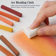 Charcoal Art Set, Professional Drawing Kit With Graphite Pencils, Charcoal Sticks, Blending Cloth & Eraser, Ideal For Sketching, Shading & Layering, Perfect For Artists, Students & Hobbyists - A - View 3