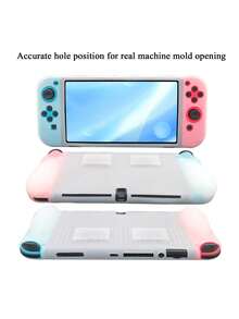 Protective Case Compatible With Switch OLED, Anti-Drop Anti-Dust Anti-Scratch Anti-Slip Design, Ergonomic Grip For Long-Term Comfort And Enhanced Gaming Experience - View 6