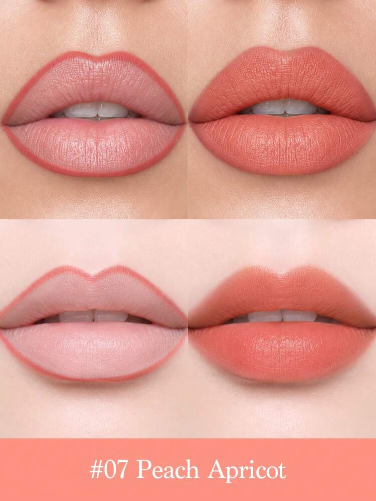 ETUDE Love Mark 霧面唇線筆，防暈染防水，奶油般質地，適合唇部輪廓勾勒與唇形修飾，日常必備 - #05 Pink Tangerine - 查看 4
