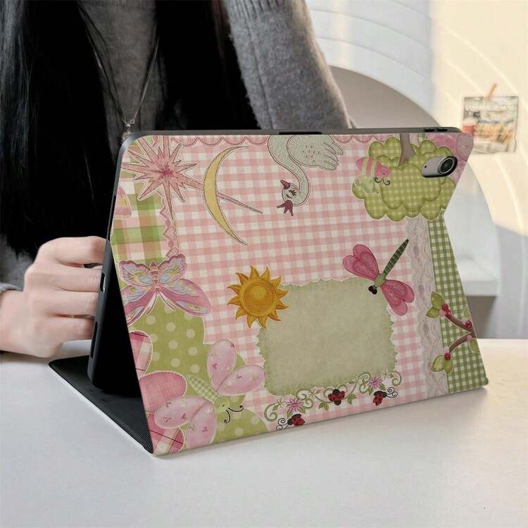 1pc Tablet Protective Case With Pen Slot, Multi-Angle Magnetic Stand Cover, Auto Sleep/Wake Support, Compatible With IPad PRO/AIR, Pad 5/6/7, Pad, MatePad, Pad, Honor Pad, Pad - Multicolor - View 4