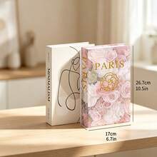 2/3pcs Set Home Fashion Realistic Book Decor, Luxury Decorative Books, Living Room Decor, Home Decor, Coffee Table Books, Modern Fashion Decorative Books, Stackable Display Books, Hotel Decor, Gift - Simulated Book - View 6