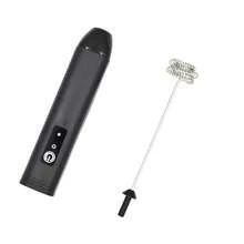 Rechargeable Handheld Milk Frother Mixer, Portable Electric Milk Frother With 2 Stainless Steel Whisks, 3 Speed Settings For Coffee, Matcha, Cappuccino, Egg Beating And More - Other - View 16
