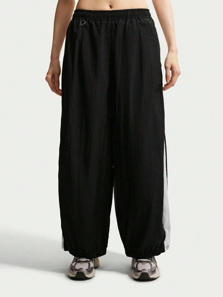 Nike Women's AS W NK BALLOON TRACK PANT Woven Sports Pants IM8168-010 - Black - View 1