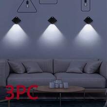 Lampu Malam Sensor Gerak Persegi, Lampu Dinding LED, Saklar Sensor Otomatis, Bertenaga Baterai (Tanpa Baterai), Cocok Untuk Koridor, Lorong, Tangga, Samping Tempat Tidur, Kamar Mandi, Dll., Lampu Malam, Lampu Sensor Lemari Pakaian. - MultiWarna - View 15