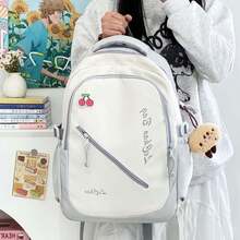 1 Piece Of Spacious Backpack With Laptop Compartment As A School Bag For Female Students And College Students On Trips - Black - View 2