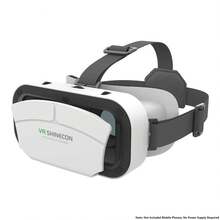 YIYI VR Glasses Virtual Reality VR Headset 3D Glasses Headset Helmets VR Goggles For TV, Movies & Video Games Compatible IOS, Android &Support 4.7-7.2 Inch - White - View 13