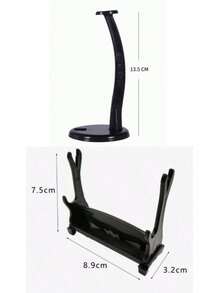 1/2PCS Multi-Style Sword Model Display Stand, Mini Weapon Figure Holder Desktop Collection Display Rack, Universal Long/Short Sword Display Base, Toy Knife Storage Rack. (Please Check Size Before Ordering) - Black - View 30