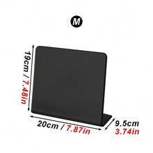 1pc Desktop Magnetic Blackboard Sign, L-Shaped Metal Memo Board, Suitable For Office Desk, Reusable Writing Message Board, Aesthetic To-Do List Planner Board - L-shaped Message Board - View 7