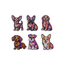 1/6 buah Pin Enamel dan Bros Anjing Kartun Warna-warni untuk Tas Ransel, Dekorasi Keren untuk Teman, Hadiah - MultiWarna - View 16