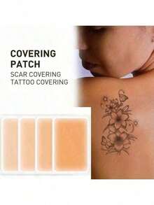 10pcs Concealer Patches, Skin Camouflage Tattoo Scar Cover Stickers, Waterproof Concealer Patches - one-size - View 3